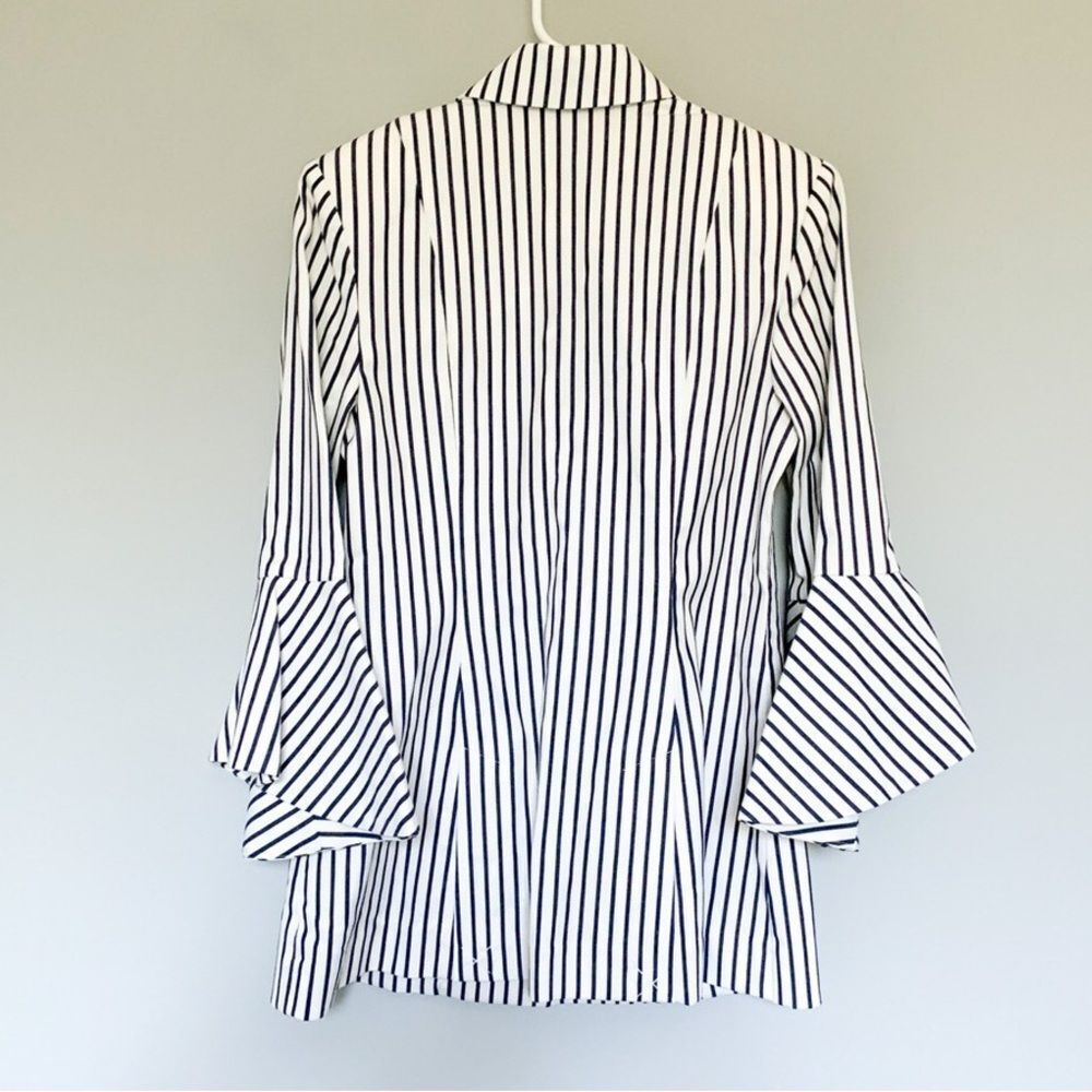 CAbi Black and White Striped Blazer - Picture 3 of 3